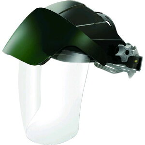 【即納在庫品】「直送」OTOS F-72C-I-5 かぶり型防災面 クリア、グリーン#5 赤外線保護 ジョグダイヤル調節機F72CI5