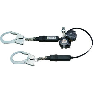 【即納在庫品】「直送」サンコー安全帯 タイタン HLMWBG リブラ ロック装置付巻取器 タイプ1ランヤード ダブル 墜落制止用器具 ダブル Ribra 墜落制止用器具 フルハーネス用巻取式ダブルラン