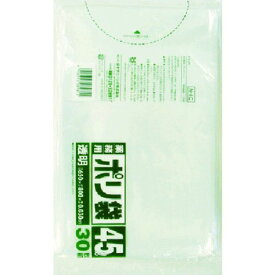 【即納在庫品】「直送」サニパック N-4C-CL N−4C業務用ポリ袋透明45L　30枚N4CCL