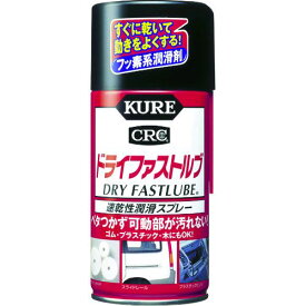 【あす楽対応】「直送」呉工業 KURE NO1039 速乾性潤滑スプレー ドライファストルブ 300ml244-6472