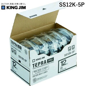 �y���[�݌ɕi�z�u�����v�L���O�W�� KING JIM SS12K-5P �e�v��PRO�e�[�v�J�[�g���b�W �e�[�v�F�F�� �����F�F���yL2D�z �e�v��PRO�e�[�v�J�[�g���b�W ������