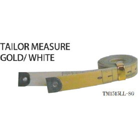 【あす楽対応】「直送」原度器 TM1515LLSG テーラーメジャー1．5m 余白有 白／ゴールド