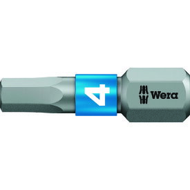 【あす楽対応】「直送」Wera 056684 840／1 BTZ Hex－Plus ヘックスプラスビット 4．0 x 25 mmm 56684 Wera社 ドライバービット 先端工具 作業工具 ヴェラ