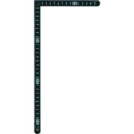 【あす楽対応】「直送」12435 曲尺小型 サンデーカーペンター黒色30cm×15cm 表裏同目