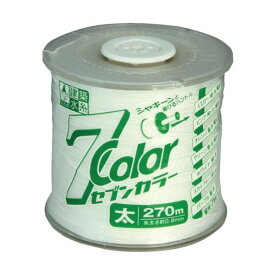 【即納在庫品】「直送」4960587048139 7COLOR 太 ホワイト 270M TAKUMI セブンカラーホワイト太 セブンカラー水糸 作業工具 大工道具