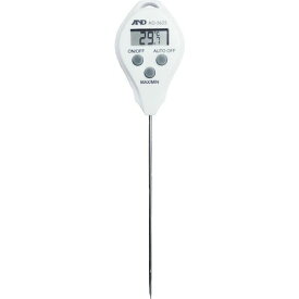 【即納在庫品】「直送」4981046441506 防水形コンパクト中心温度計白 防水形コンパクト中心温度計白 防水デジタル 防水デジタル温度計 AND