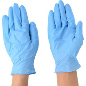 【あす楽対応】「直送」エステー NO981LLB モデルローブニトリル使いきり手袋 粉つき LLブルー NO981
