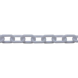 �y���[�݌ɕi�z�u�����v�j�b�T�`�F�C�� PW40WHITE �v���X�`�b�N�`�F�C�� �� 4mmX30M NISSA �v���J���[�`�F�� CHAIN �v���`�F�C�� �����N