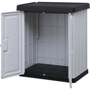 【個数:1個】IRIS HL-850EK 直送 代引不可・他メーカー同梱不可 228207 ホームロッカー HL−850EKHL850EK アイリスオーヤマ 物置 収納庫 屋外 両開き 倉庫 屋外物置 グレー 物置き