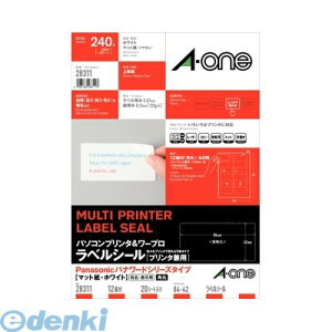 A-one �G�[���� 28311 �p�\�R���v�����^�����[�v�����x���V�[�� �v�����^���p Panasonic�p�i���[�h 12�� 20�V�[�g�� 4906186283113 �p�i�\�j�b�N �}�b�g��