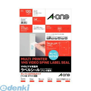 A-one �G�[���� 31273 VHS�r�f�I�w�ʗp���x���V�[�� �v�����^���p �L���C�ɂ͂�����^�C�v 12�� �p�� 10�V�[�g�� 4906186312738 �l�ӗ]���t �}�b�g��