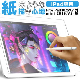 iPad 10.2 第9世代 第8世代 第7世代 2019 ipad air4 ペーパーライク フィルム iPad 10.2 第8世代 2020 iPad 10.2 第7世代 2019 ブルーライトカット ペーパーライク フィルム アンチグレア 非光沢 反射防止【紙のような書き心地/上質紙】