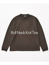 ロールネック ニットTシャツ 417 EDIFICE フォーワンセブン エディフィス トップス カットソー・Tシャツ ブラック ブルー オレンジ グレー グリーン【送料無料】[Rakuten Fashion]