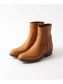 【La Botte Gardiane / ラ ボット ガルディアン】Western Zip Up Boot EDIFICE エディフィス シューズ・靴 ブーツ ブラウン ホワイト【送料無料】[Rakuten Fashion]