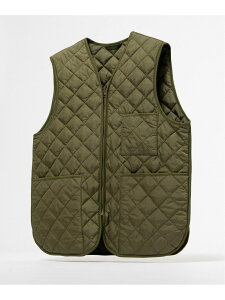 Barbour for MARKAWARE & EDIFICE �ʒ� QUILTING VEST EDIFICE �G�f�B�t�B�X �W���P�b�g�E�A�E�^�[ �_�E���W���P�b�g�E�_�E���x�X�g �u���b�N �J�[�L�O���[���y���������z[Rakuten Fashion]