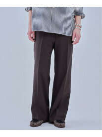 《予約》FLOWING トラウザー EDIFICE エディフィス パンツ スラックス・ドレスパンツ ブラウン【先行予約】*【送料無料】[Rakuten Fashion]