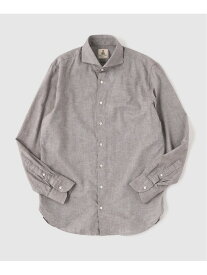 GUY ROVER (ギローバー) カッタウェイ シャツ EDIFICE エディフィス トップス シャツ・ブラウス ブラウン【送料無料】[Rakuten Fashion]
