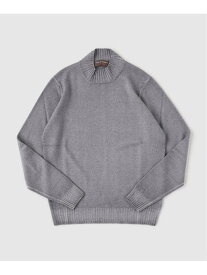 FILIPPO DE LAURENTIIS Garment Dye 10gg モックネック ニット EDIFICE エディフィス トップス ニット グレー ブラウン ネイビー ブルー ワインレッド【送料無料】[Rakuten Fashion]