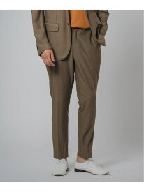 "ストレッチ機能"ドライバスケット イージーパンツ【セットアップ着用可】 EDIFICE エディフィス パンツ スラックス・ドレスパンツ ブラック ベージュ ネイビー【送料無料】[Rakuten Fashion]