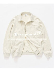 CHAMPION * 417 ジップスウェットカーディガン 417 EDIFICE フォーワンセブン エディフィス トップス スウェット・トレーナー ブラック グレー ネイビー レッド ベージュ【送料無料】[Rakuten Fashion]