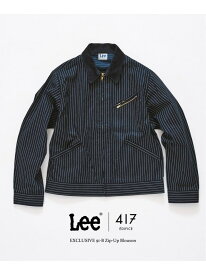 LEE * 417 91-B ジップブルゾン 417 EDIFICE フォーワンセブン エディフィス ジャケット・アウター デニムジャケット ブルー ブラック ネイビー【送料無料】[Rakuten Fashion]