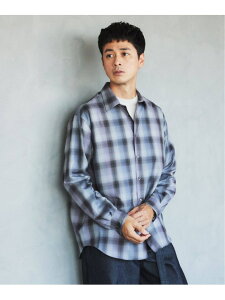 SUPER 120's E[ `FbN M[ Vc EDIFICE GfBtBX gbvX VcEuEX O[ ubN x[Wyz[Rakuten Fashion]