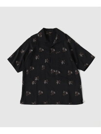 ETS.MATERIAUX(マテリオ) embroidery shirts EDIFICE エディフィス トップス シャツ・ブラウス ブラック【送料無料】[Rakuten Fashion]