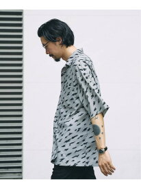 【SALE／40%OFF】【LA BOUCLE / ラブ-クル】6分袖 BIG オープンカラーシャツ パターン EDIFICE エディフィス トップス シャツ・ブラウス ブラック【RBA_E】【送料無料】[Rakuten Fashion]