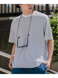 【handvaerk / ハンドバーク】別注 S/S BIG T-SHIRT BORDER EDIFICE エディフィス トップス カットソー・Tシャツ ホワイト ブラック【送料無料】[Rakuten Fashion]