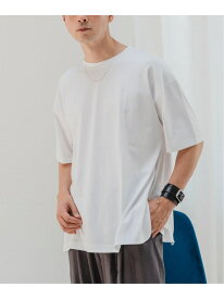 【ATON / エイトン】別注 SUVIN60/2 SEMI ROUND-HEM Tシャツ EDIFICE エディフィス トップス カットソー・Tシャツ ネイビー ブラック ホワイト ブラウン レッド【送料無料】[Rakuten Fashion]