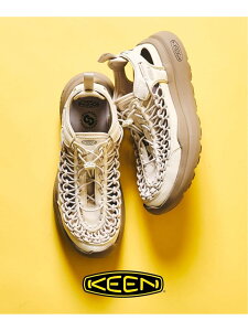 KEEN / �L�[�� UNEEK WK 417 EDIFICE �t�H�[�����Z�u�� �G�f�B�t�B�X �V���[�Y�E�C �T���_�� �x�[�W�� �u���b�N �O���[�y���������z[Rakuten Fashion]