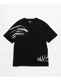 【隈 研吾 * Paris Saint-Germain】グラフィックプリント Tシャツ Paris Saint-Germain エディフィス トップス カットソー・Tシャツ ブラック ホワイト【送料無料】[Rakuten Fashion]
