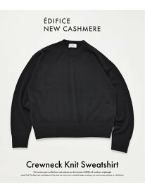 《予約》NEW CASHMERE ニット スウェット EDIFICE エディフィス トップス ニット ブルー ブラック グレー【先行予約】*【送料無料】[Rakuten Fashion]