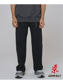 GRAMICCI(グラミチ) 別注 4WAY ストレッチ 1タック セミワイドパンツ EDIFICE エディフィス パンツ ジャージ・スウェットパンツ ブラック グレー【送料無料】[Rakuten Fashion]
