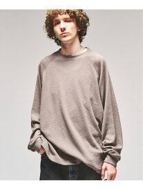 ガーメントダイ サーマル ロングスリーブTシャツ 417 EDIFICE フォーワンセブン エディフィス トップス カットソー・Tシャツ ブラウン ベージュ ブラック ホワイト【先行予約】*【送料無料】[Rakuten Fashion]