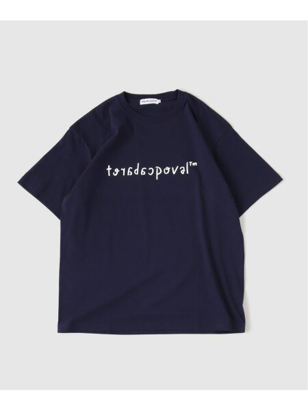 CABARET POVAL Yu Nagaba Logo Tee 417 EDIFICE フォーワンセブン エディフィス トップス カットソー・Tシャツ ネイビー ホワイト【送料無料】[Rakuten Fashion]