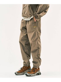 ワッシャーナイロン utilityパンツ 417 EDIFICE フォーワンセブン エディフィス パンツ ジャージ・スウェットパンツ ブラック ベージュ【先行予約】*【送料無料】[Rakuten Fashion]