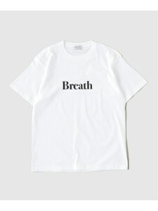 POET MEETS DUBWISE(�|�G�g�~�[�c�_�u���C�Y) BREATH T-shirt EDIFICE �G�f�B�t�B�X �g�b�v�X �J�b�g�\�[�ET�V���c �u���b�N �z���C�g�y���������z[Rakuten Fashion]