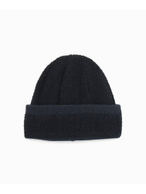 RACAL / ラカル 417別注 Reversible Short Knit Cap 417 EDIFICE フォーワンセブン エディフィス 帽子 キャップ ブラウン ベージュ ブラック グレー ネイビー【送料無料】[Rakuten Fashion]