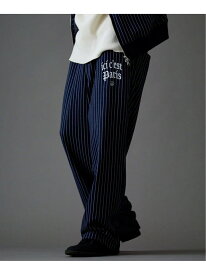 【Paris Saint-Germain / パリ・サン=ジェルマン】 JP Stripe Pants Paris Saint-Germain エディフィス パンツ ジャージ・スウェットパンツ ブラック ネイビー【送料無料】[Rakuten Fashion]