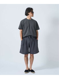 FUNCTION 2プリーツ ショーツ EDIFICE エディフィス パンツ その他のパンツ ブラック グレー【送料無料】[Rakuten Fashion]
