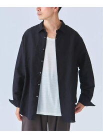 リネン/レーヨン レギュラー シャツ EDIFICE エディフィス トップス シャツ・ブラウス ホワイト ブラック オレンジ ベージュ【送料無料】[Rakuten Fashion]