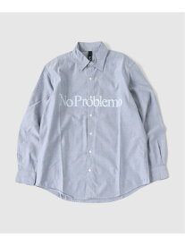 No Problemo /ノープロブレモ NO PROBLEMO OXFORD LS SHIRT 417 EDIFICE フォーワンセブン エディフィス トップス シャツ・ブラウス ブルー【送料無料】[Rakuten Fashion]