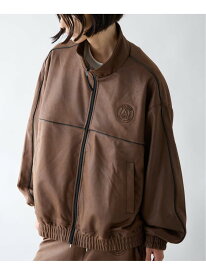 【Paris Saint-Germain 】 JP PIPING TOP Synthetic Leather Paris Saint-Germain エディフィス ジャケット・アウター ブルゾン・ジャンパー ブラック ブラウン【送料無料】[Rakuten Fashion]