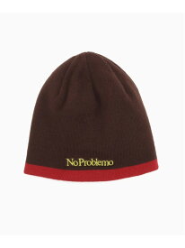 No Problemo /ノープロブレモ NP STRIPE REVERSIBLE BEANIE 417 EDIFICE フォーワンセブン エディフィス 帽子 ニット帽・ビーニー ブラウン【送料無料】[Rakuten Fashion]
