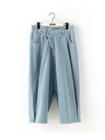 【NEONSIGN / ネオンサイン】SARROUEL DENIM SLACKS USED 417 EDIFICE フォーワンセブン エディフィス パンツ ジーンズ・デニムパンツ ブルー ブラック【送料無料】[Rakuten Fashion]