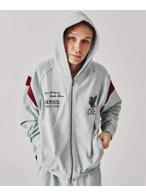 【Liverpool FC / リバプールFC】 Sweat hoodie Liverpool FC フォーワンセブン エディフィス ジャケット・アウター ブルゾン・ジャンパー グレー レッド ブラック【送料無料】[Rakuten Fashion]