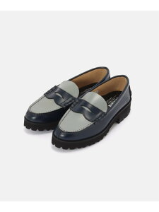 The Kenford Fineshoes TANK SOLE LOAFERS / NAVY GRAY 417 EDIFICE �t�H�[�����Z�u�� �G�f�B�t�B�X �V���[�Y�E�C ���[�t�@�[ �l�C�r�[�y���������z[Rakuten Fashion]