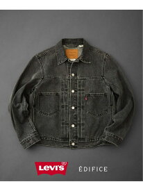 Levi's(リーバイス) 別注 2nd Type トラッカー ジャケット ASH BLACK EDIFICE エディフィス ジャケット・アウター デニムジャケット グレー【送料無料】[Rakuten Fashion]