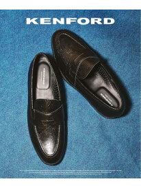 【KENFORD / ケンフォード】 EMBOSSED LOAFERS PAISLEY 417 EDIFICE フォーワンセブン エディフィス シューズ・靴 ローファー ブラック【送料無料】[Rakuten Fashion]